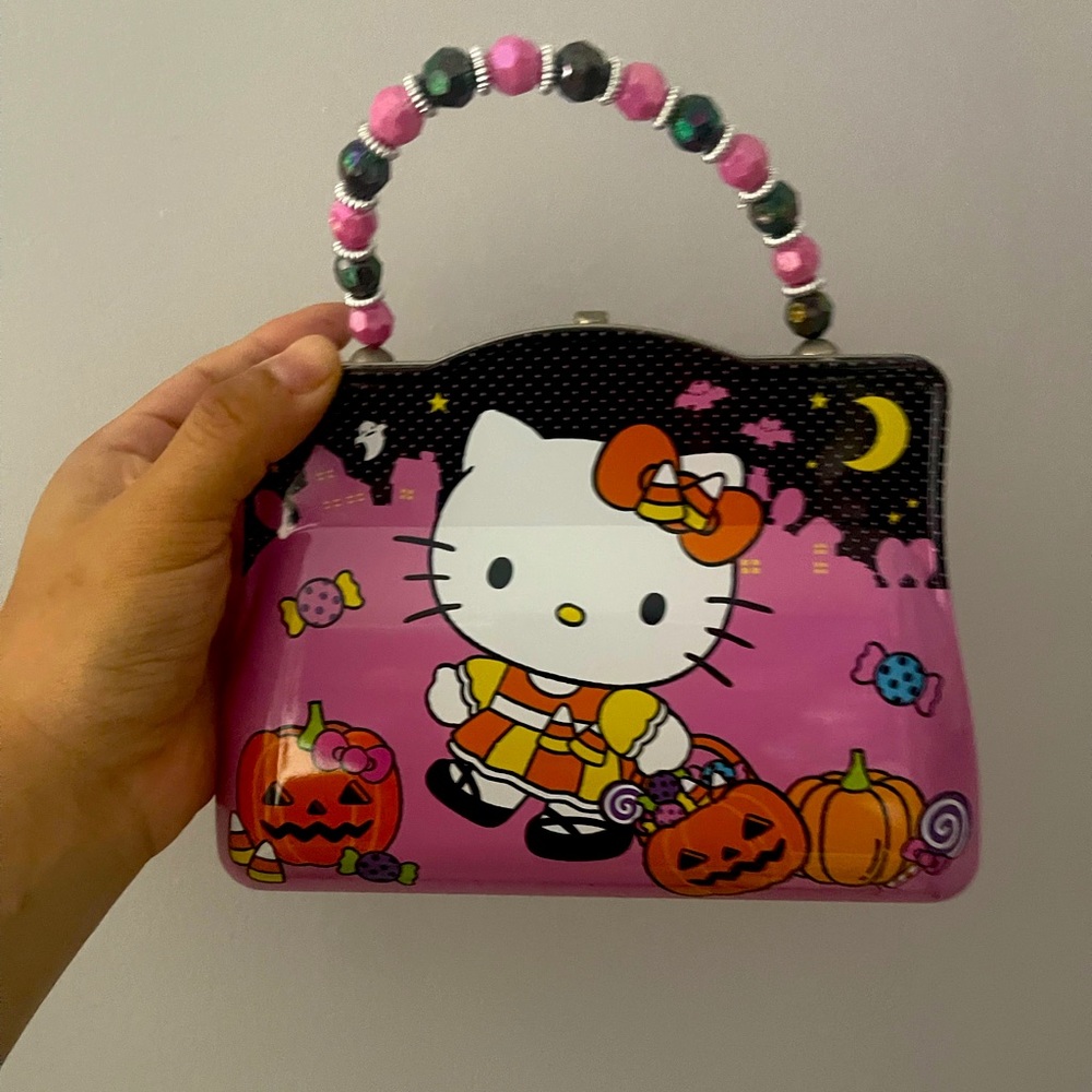 Hello kitty Halloween theme Tin lunchbox